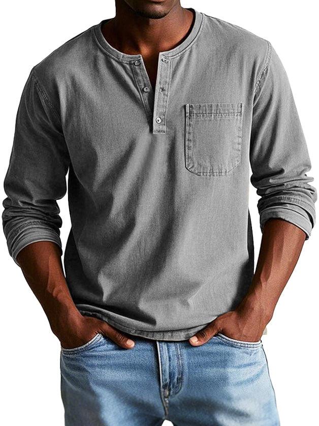 Oliver - Classic Vintage Long-Sleeve Shirt