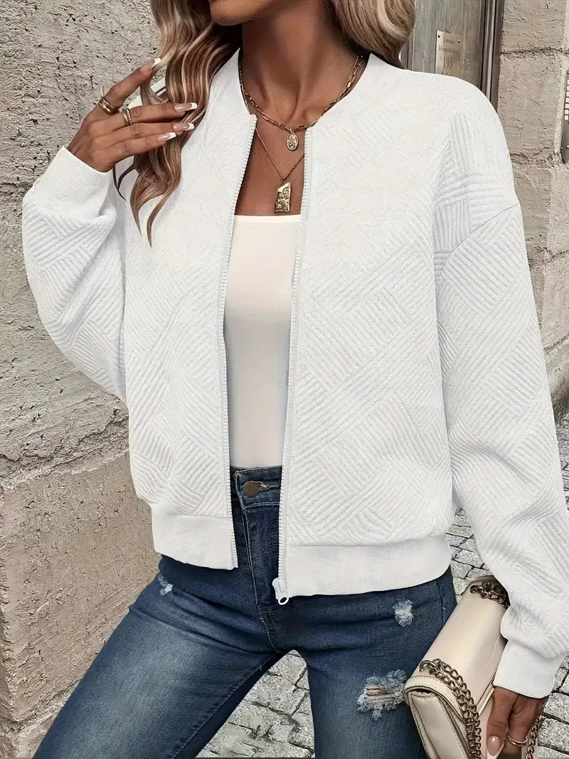 Alice - Stylish Spring Jacket with Zipper