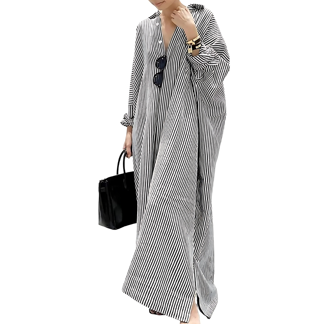 Olivia - Long Sleeve Shirt Dress