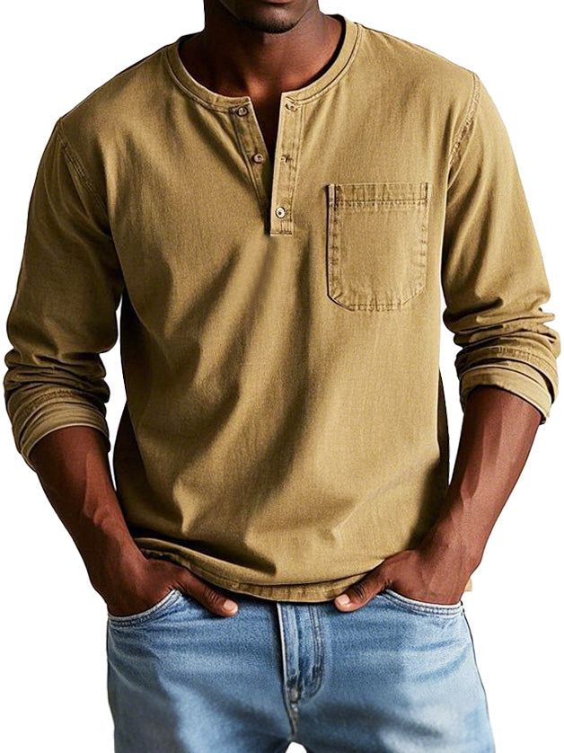 Oliver - Classic Vintage Long-Sleeve Shirt
