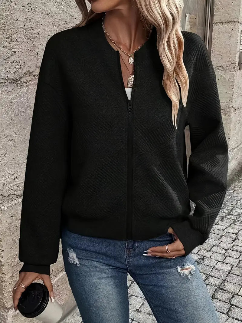 Alice - Stylish Spring Jacket with Zipper