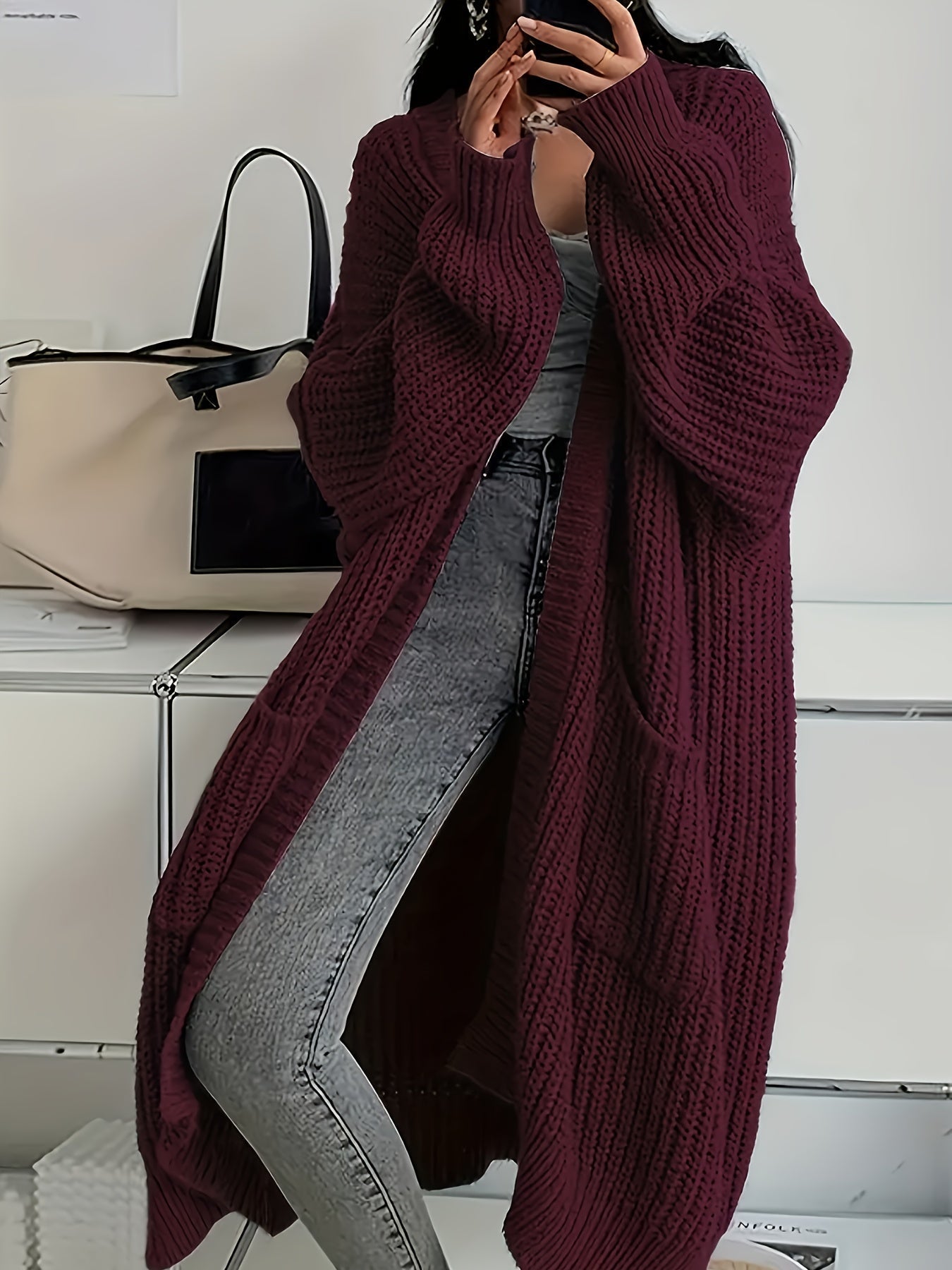 Mia – Cozy Confidence Longline Cardigan