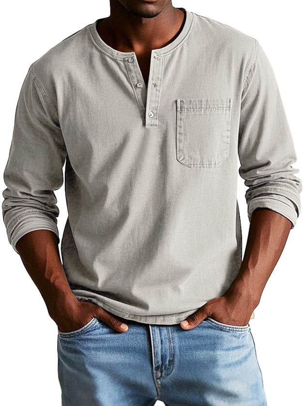 Oliver - Classic Vintage Long-Sleeve Shirt