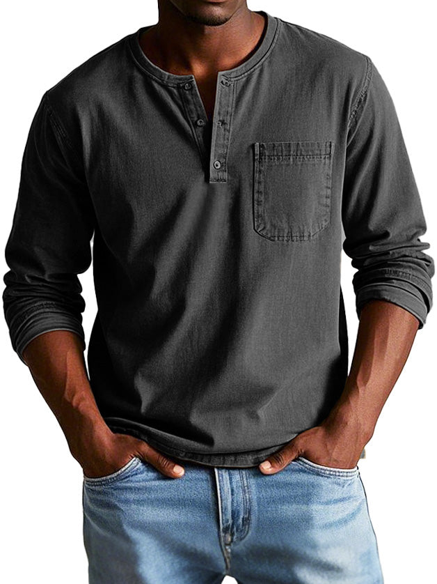 Oliver - Classic Vintage Long-Sleeve Shirt