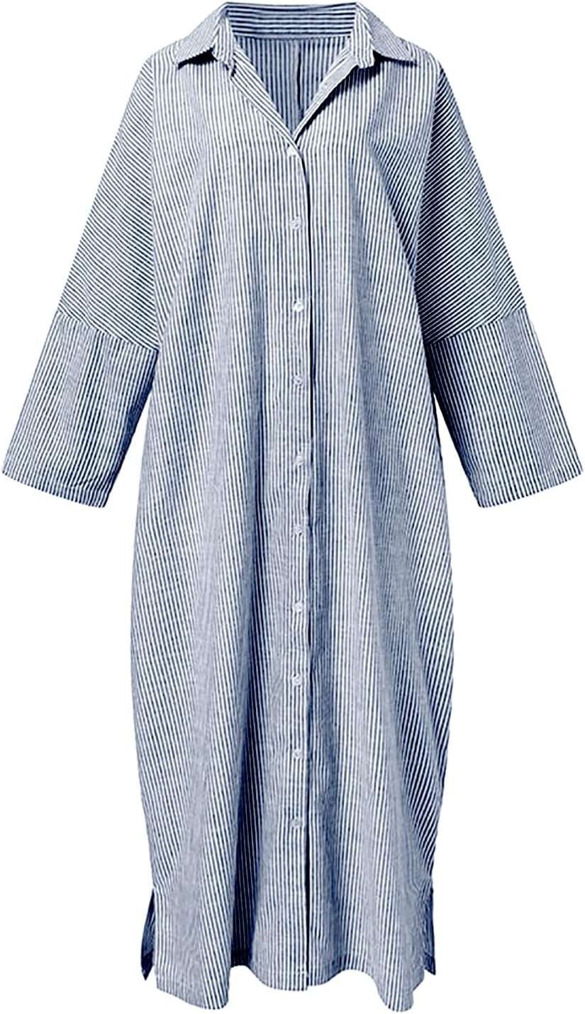 Olivia - Long Sleeve Shirt Dress