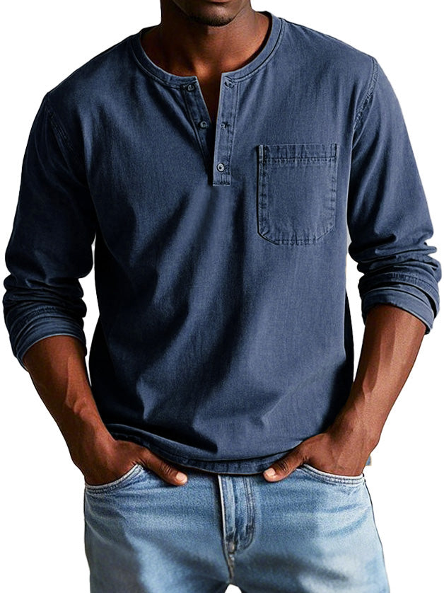 Oliver - Classic Vintage Long-Sleeve Shirt