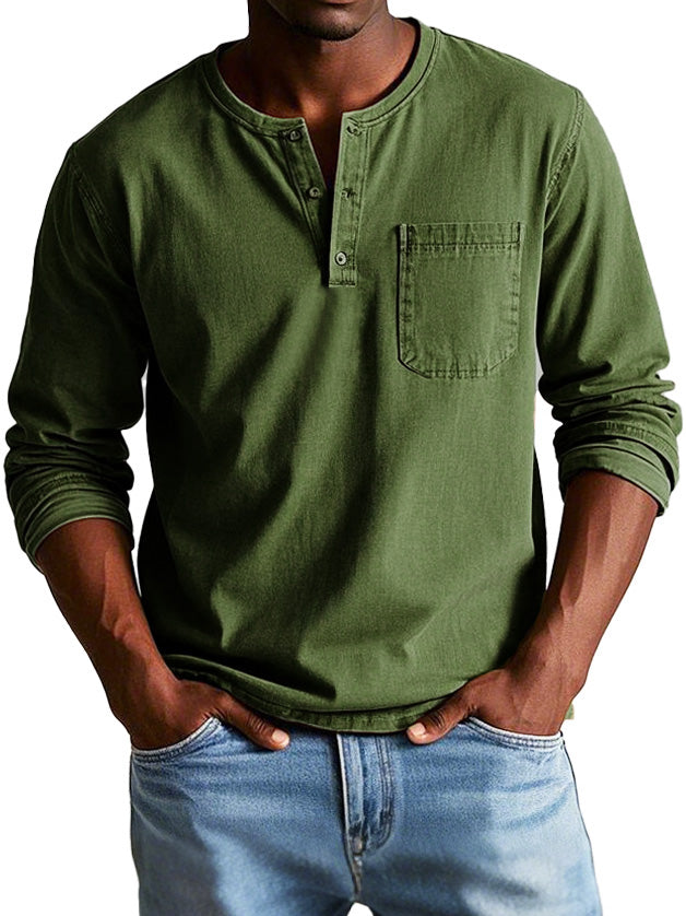 Oliver - Classic Vintage Long-Sleeve Shirt
