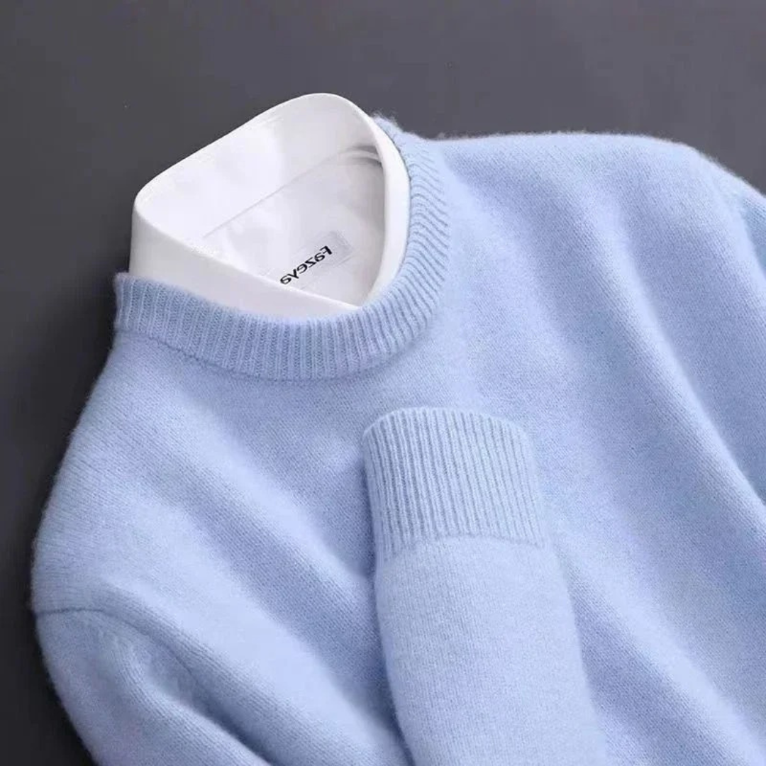 Ethan - Cashmere Round Neck Sweater