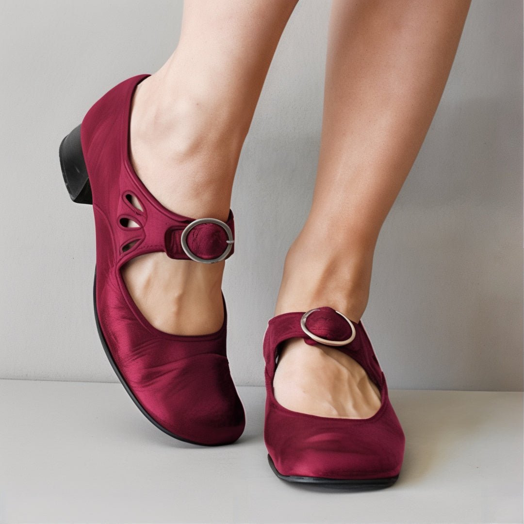 Evita - Orthopaedic Leather Flats