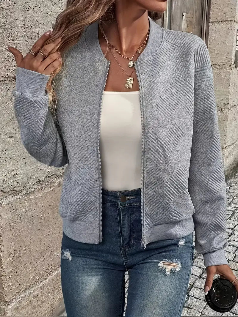 Alice - Stylish Spring Jacket with Zipper