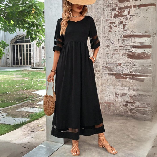Olivia – Flattering Smooth Midi Dress