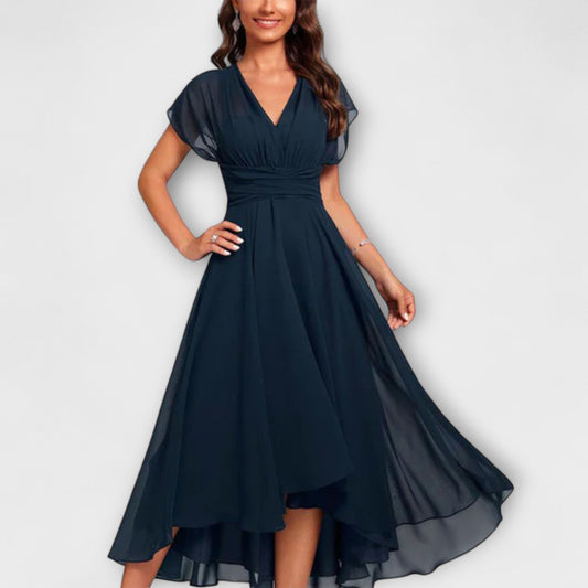 Olivia - Flowing V-Neck Maxi Dress