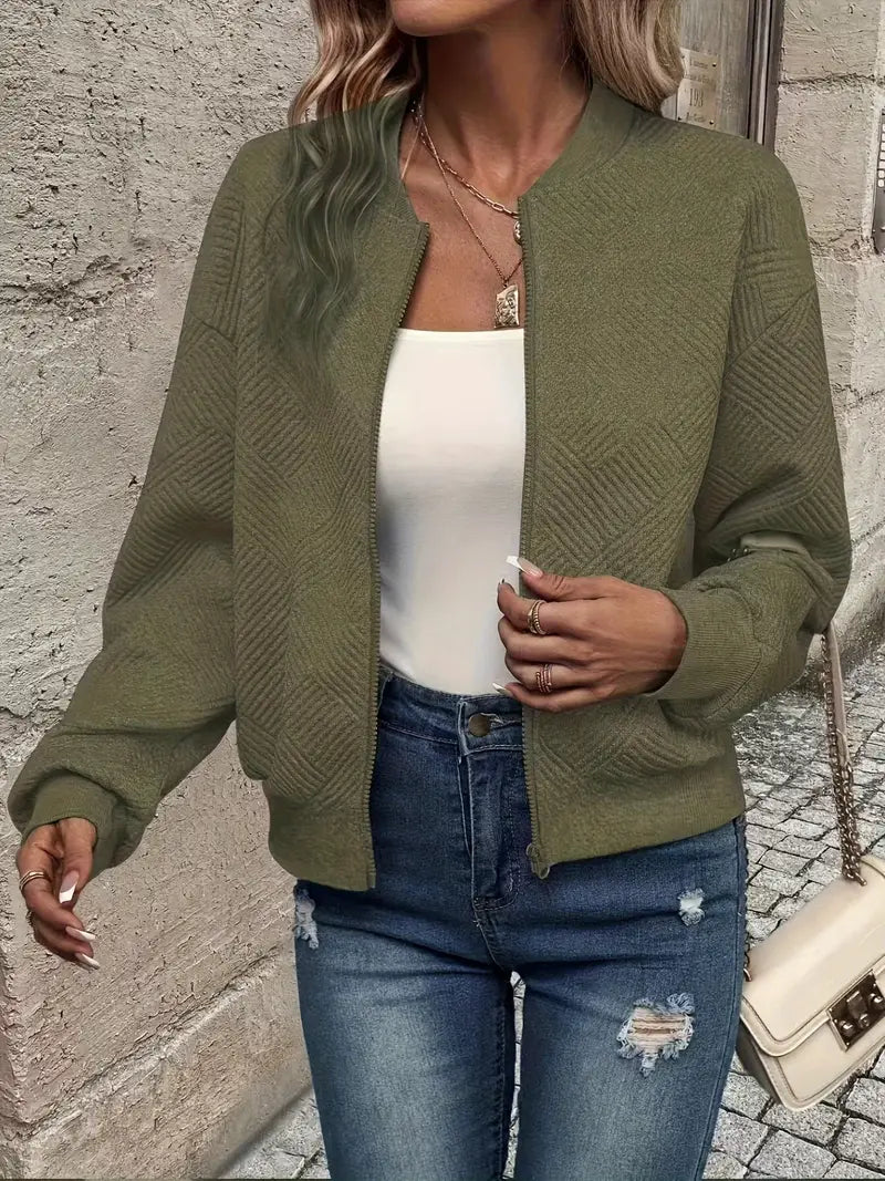 Alice - Stylish Spring Jacket with Zipper