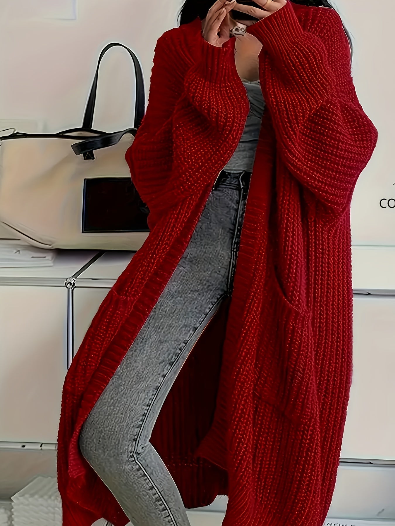 Mia – Cozy Confidence Longline Cardigan