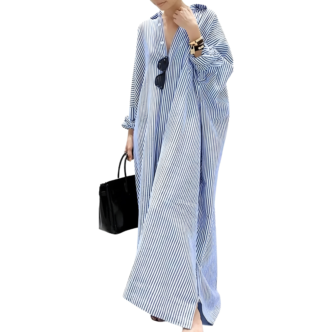 Olivia - Long Sleeve Shirt Dress