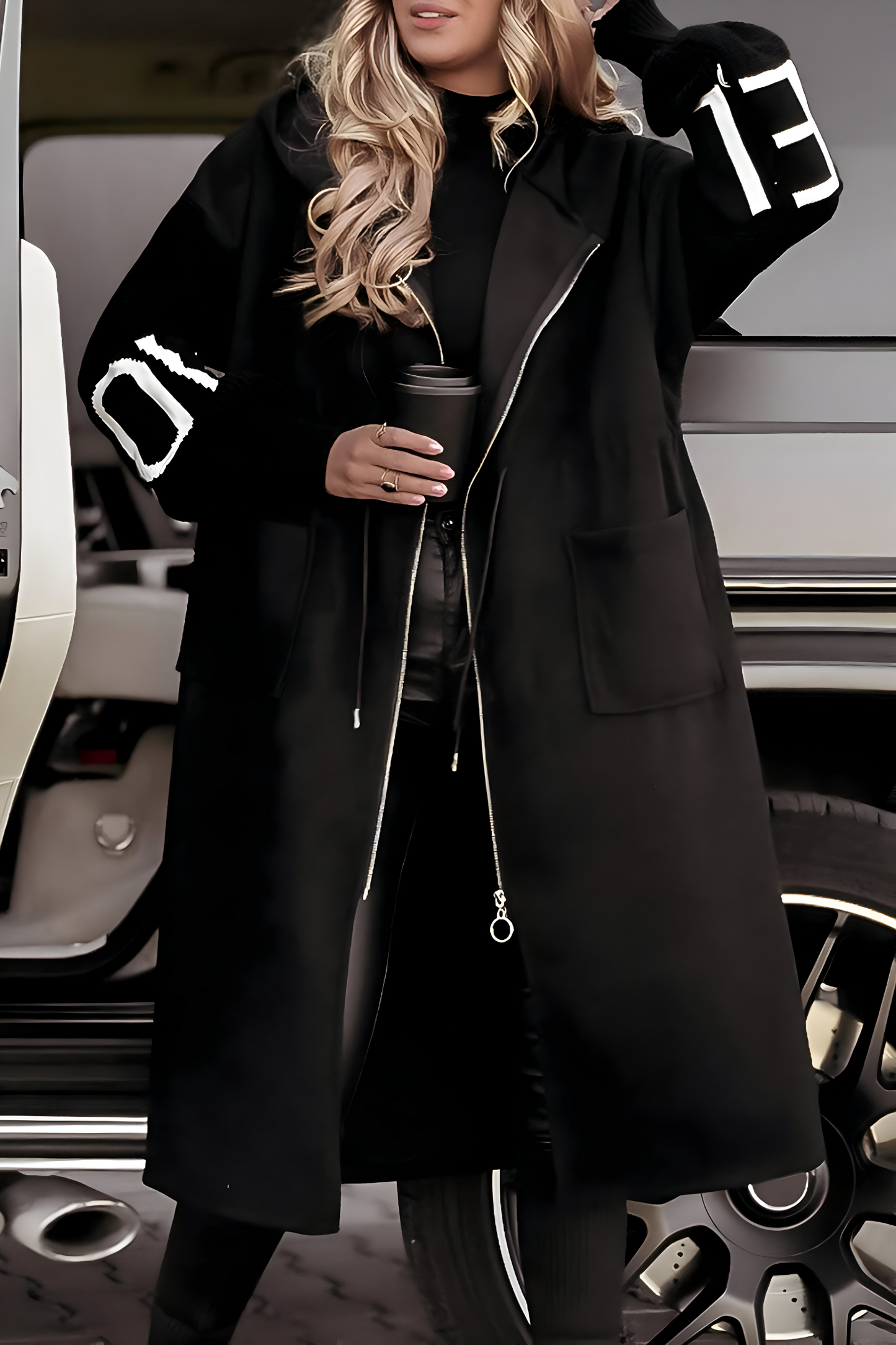Alice - Elegant Hooded Coatigan