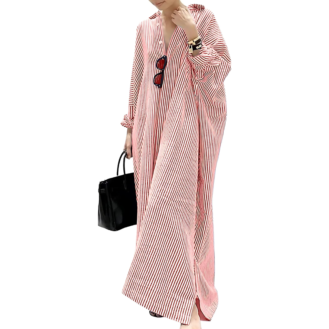 Olivia - Long Sleeve Shirt Dress