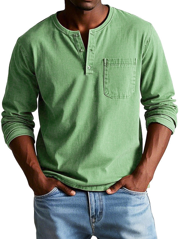 Oliver - Classic Vintage Long-Sleeve Shirt