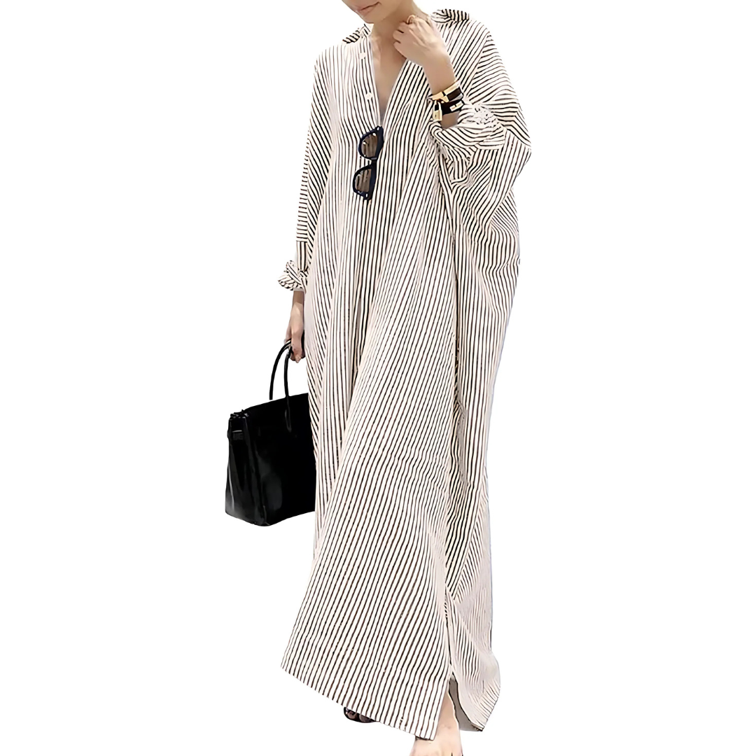 Olivia - Long Sleeve Shirt Dress