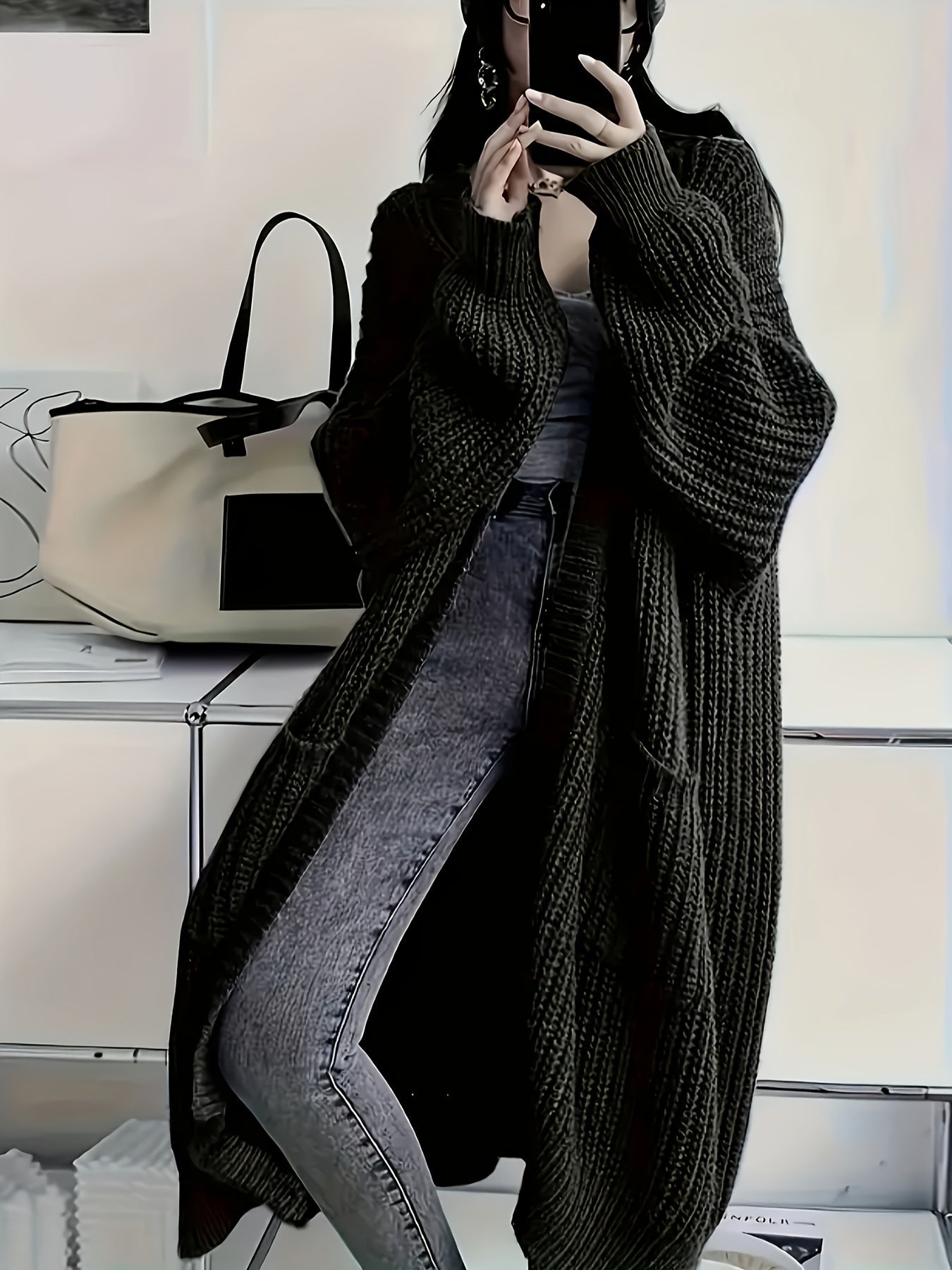 Mia – Cozy Confidence Longline Cardigan