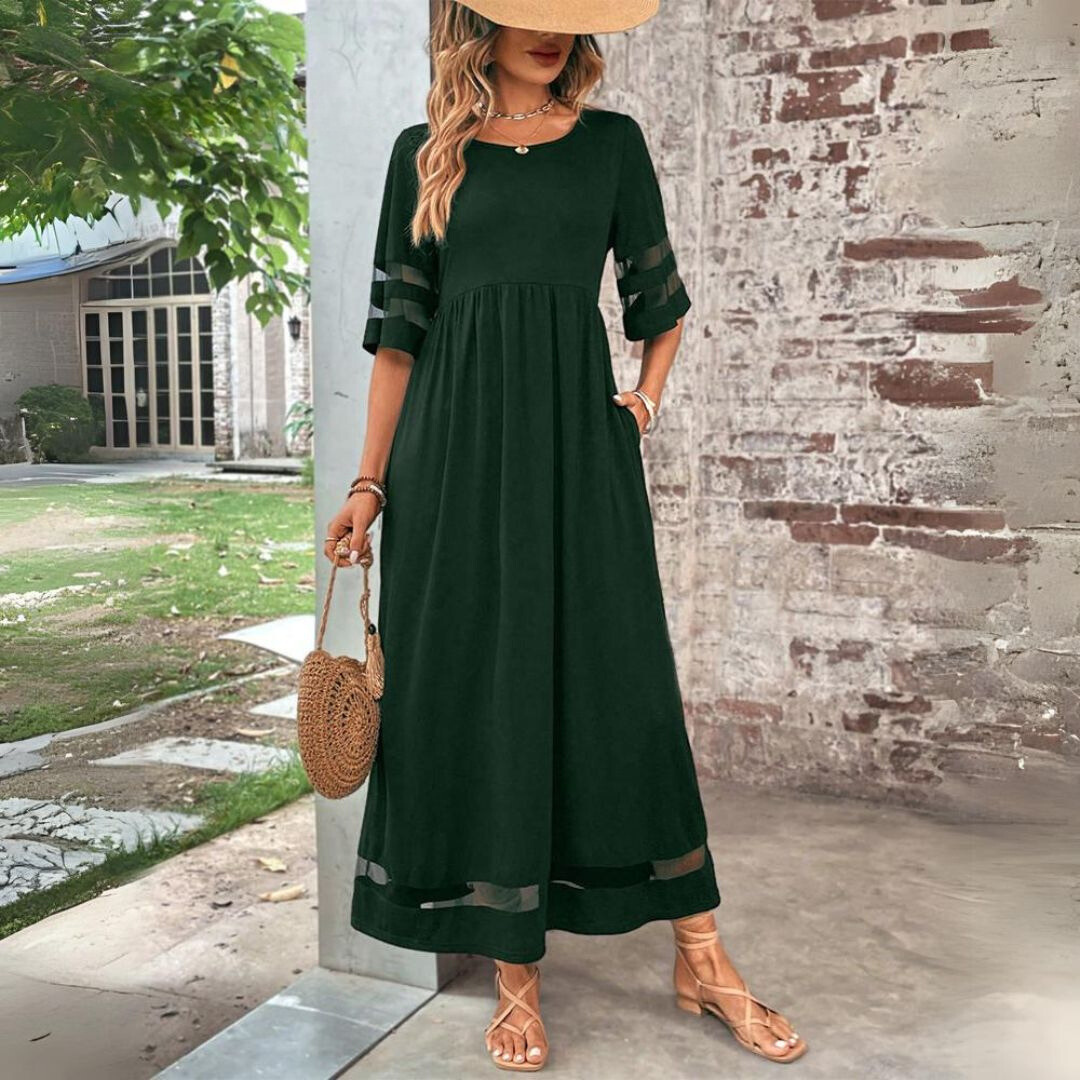 Olivia – Flattering Smooth Midi Dress