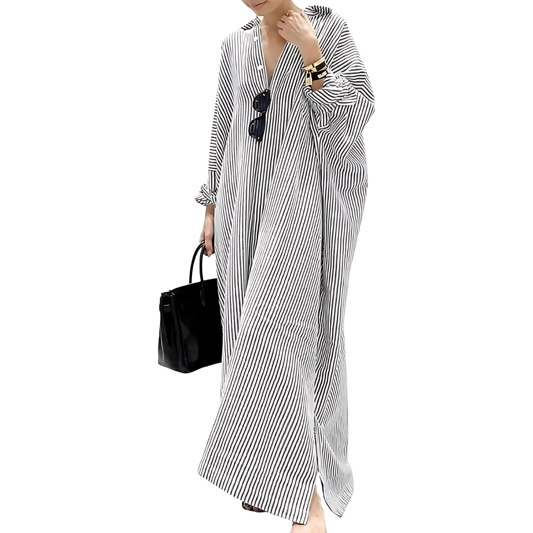 Olivia - Long Sleeve Shirt Dress