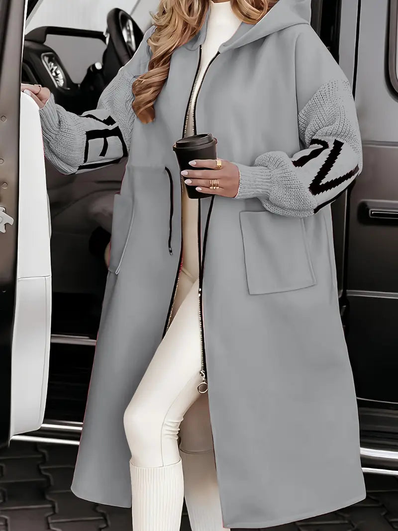 Alice - Elegant Hooded Coatigan