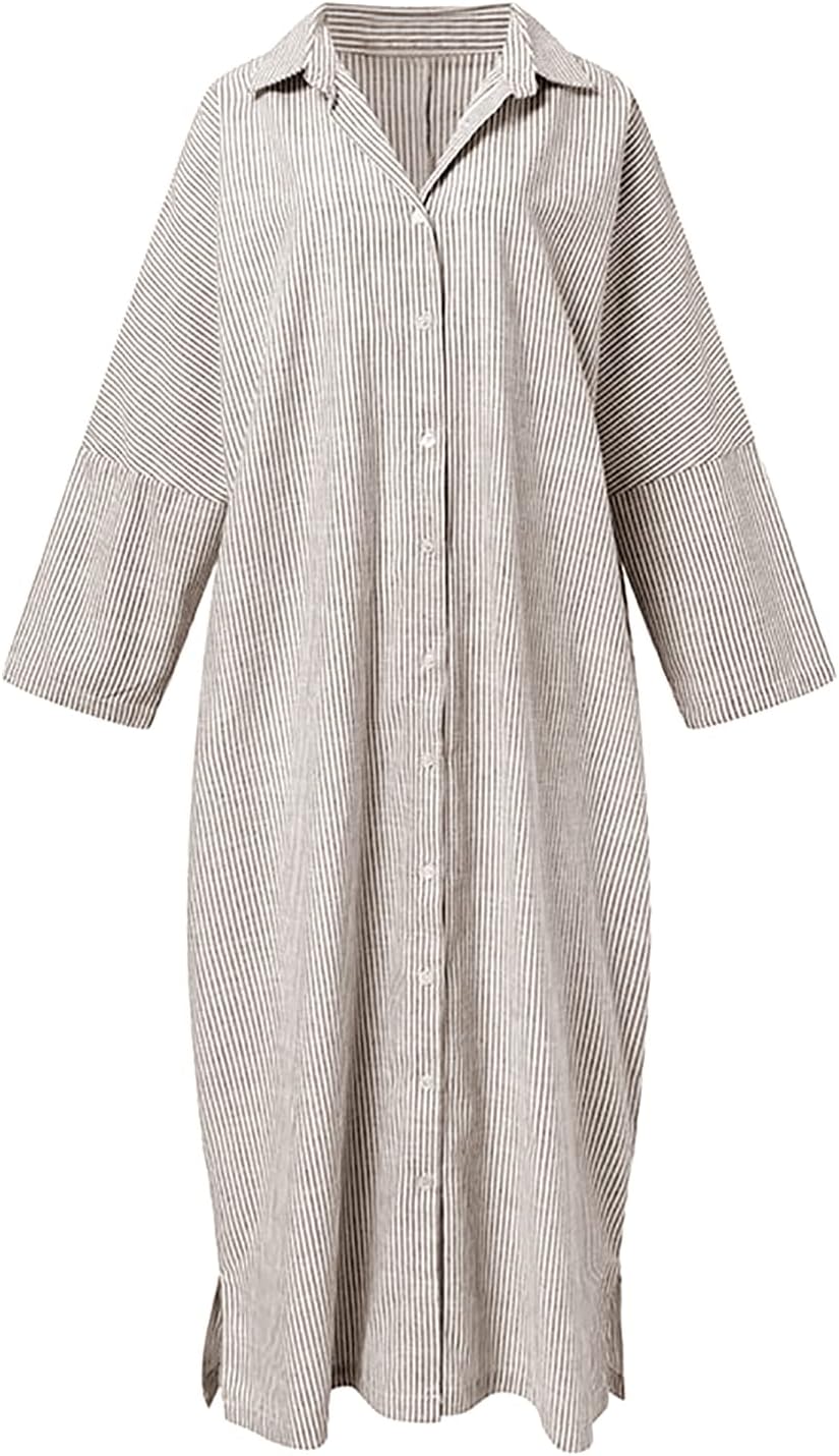 Olivia - Long Sleeve Shirt Dress