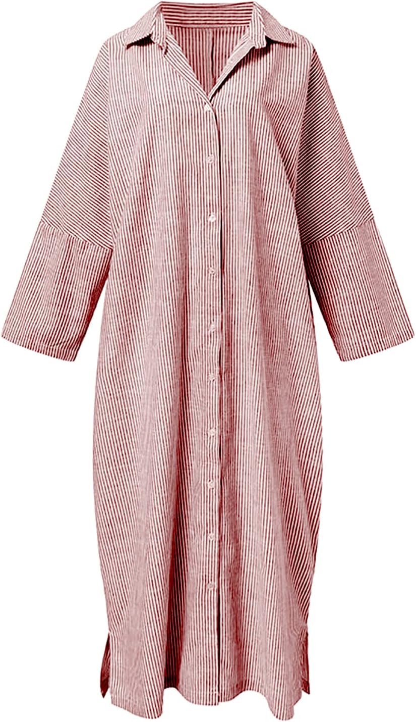 Olivia - Long Sleeve Shirt Dress