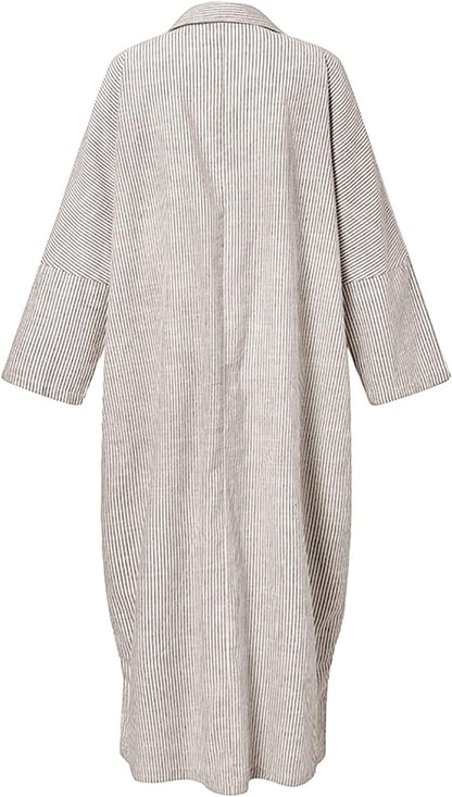 Olivia - Long Sleeve Shirt Dress