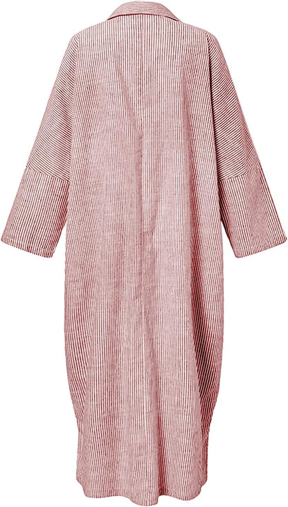 Olivia - Long Sleeve Shirt Dress