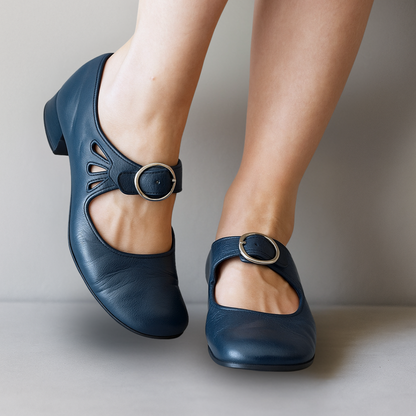 Evita - Orthopaedic Leather Flats