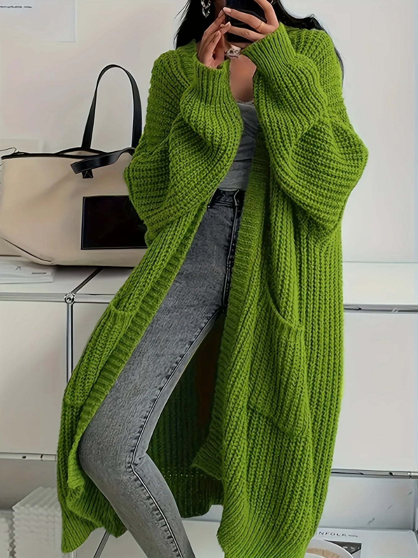 Mia – Cozy Confidence Longline Cardigan