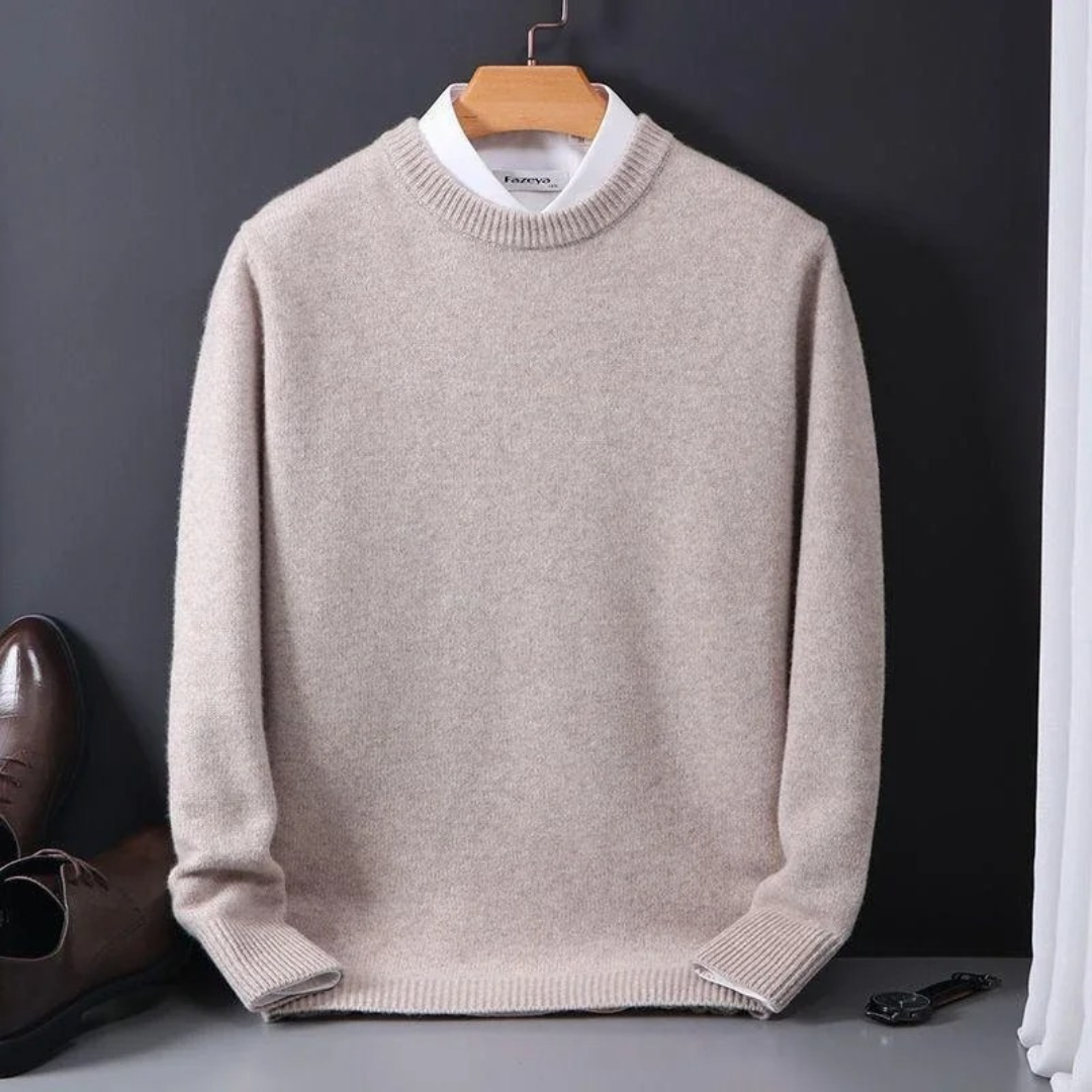 Ethan - Cashmere Round Neck Sweater