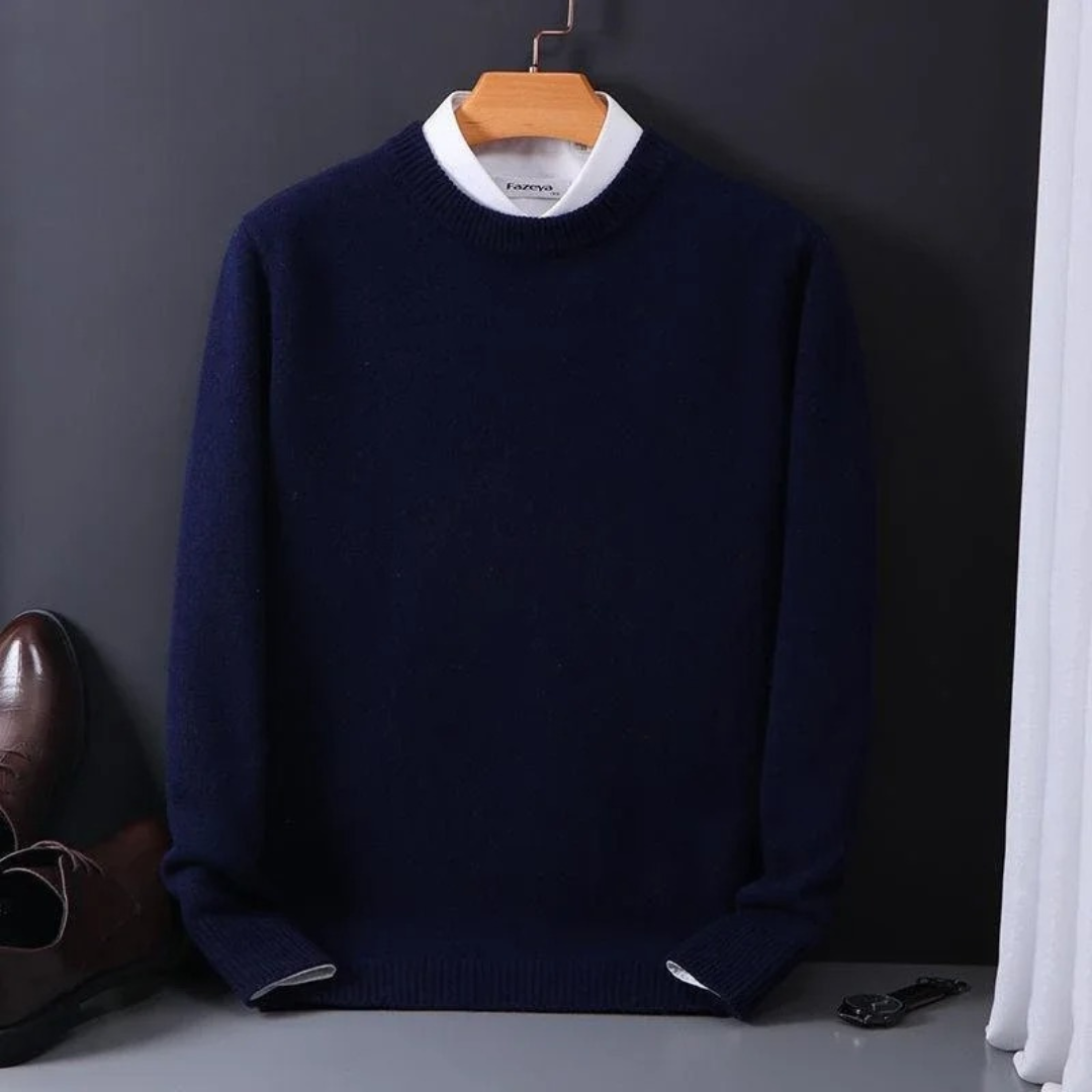 Ethan - Cashmere Round Neck Sweater