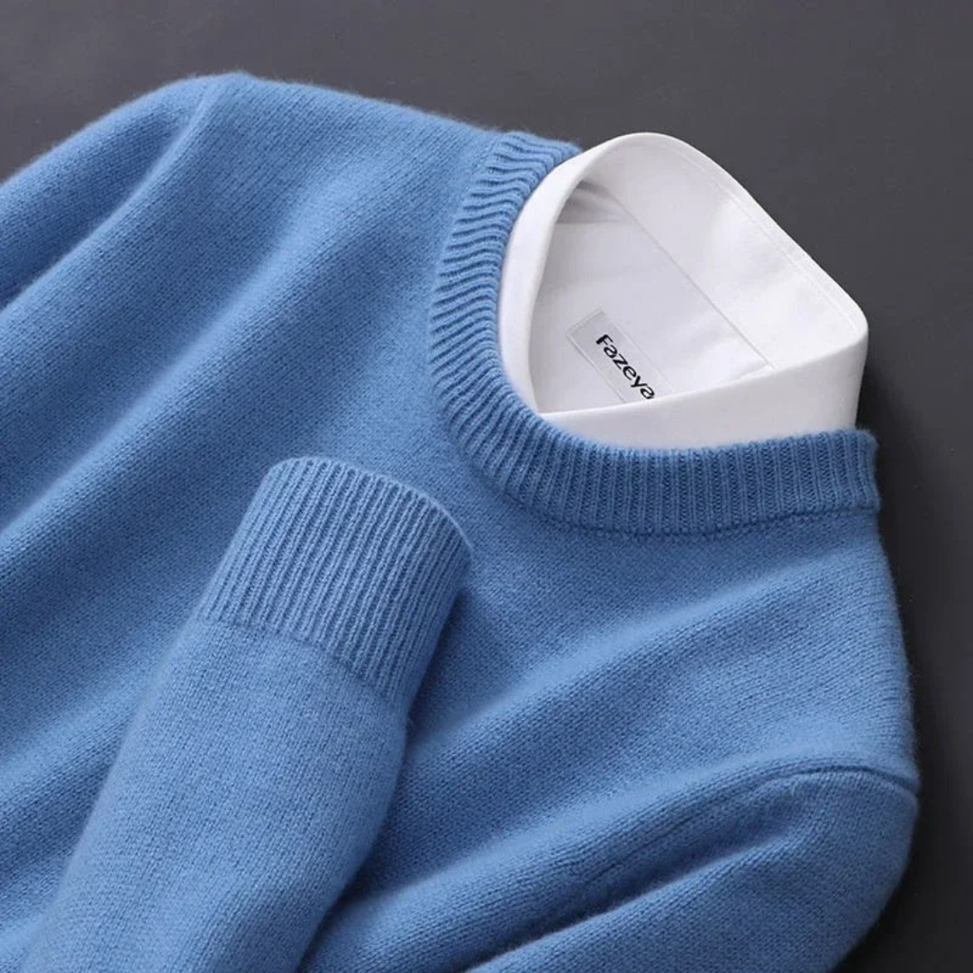 Ethan - Cashmere Round Neck Sweater