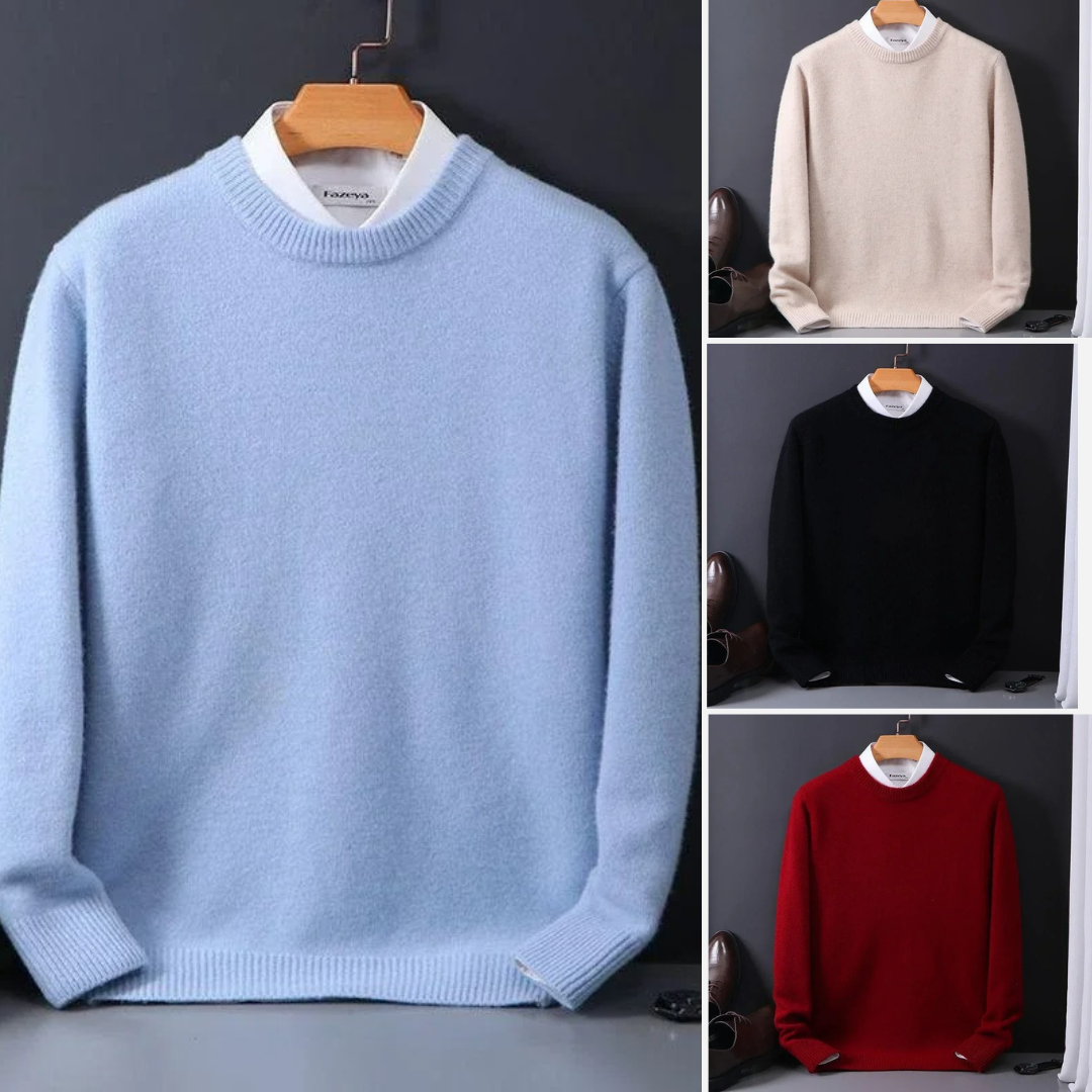 Ethan - Cashmere Round Neck Sweater