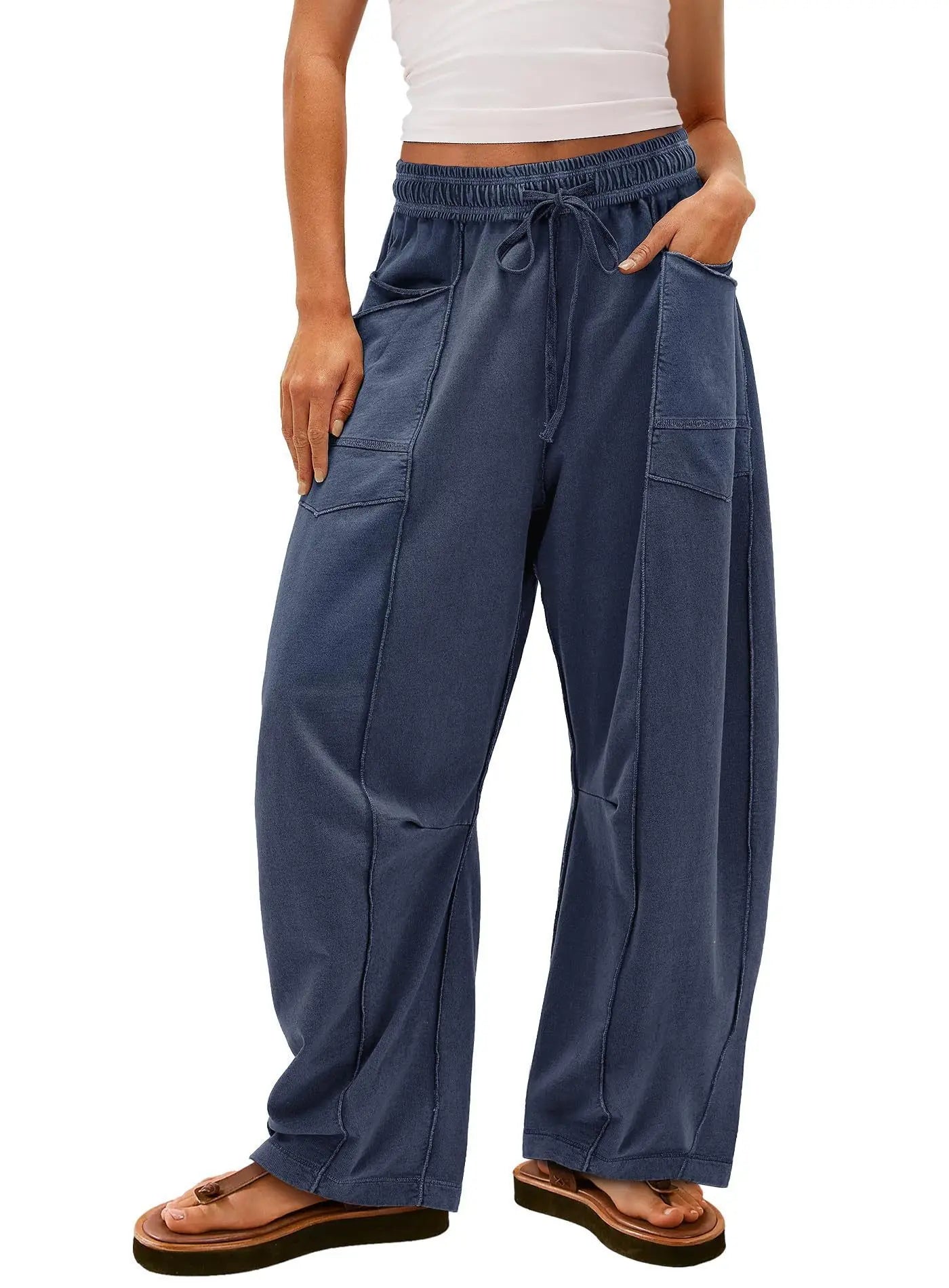 Chloë - Relaxed Fit Wide Leg Pants
