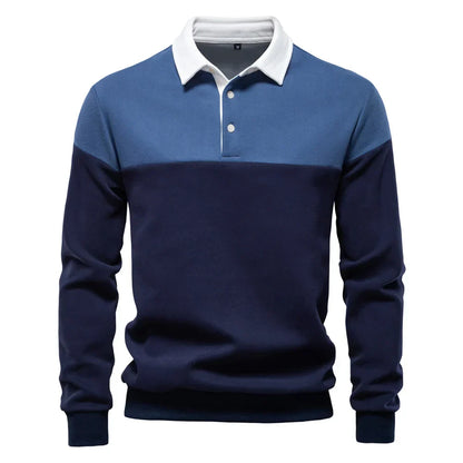 Liam - Modern Long Sleeve Polo