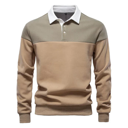 Liam - Modern Long Sleeve Polo