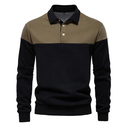 Liam - Modern Long Sleeve Polo