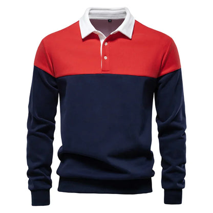 Liam - Modern Long Sleeve Polo