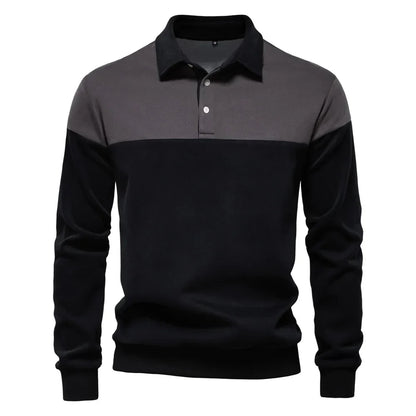 Liam - Modern Long Sleeve Polo