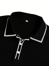Liam - Mediterranean Ribbed Polo