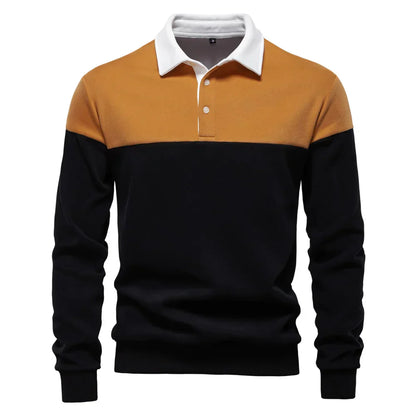 Liam - Modern Long Sleeve Polo