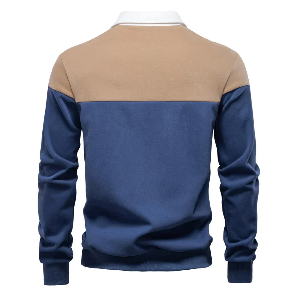Liam - Modern Long Sleeve Polo