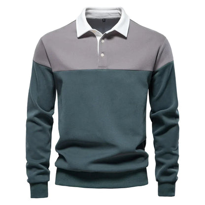 Liam - Modern Long Sleeve Polo