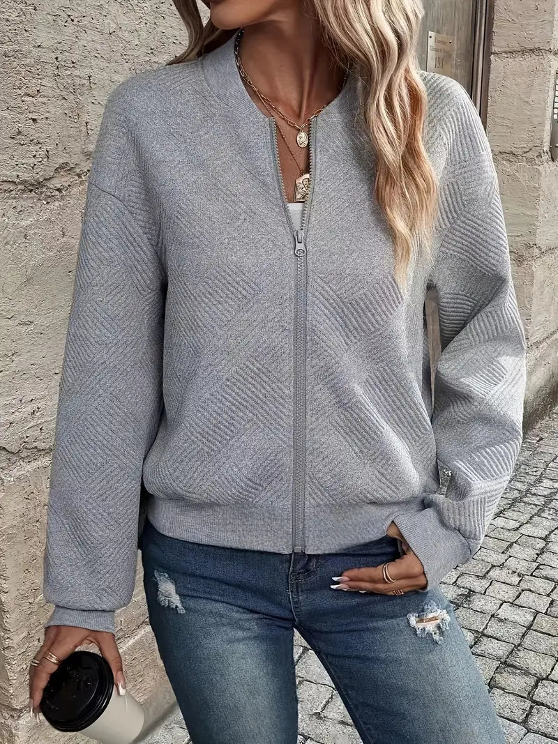 Alice - Stylish Spring Jacket with Zipper